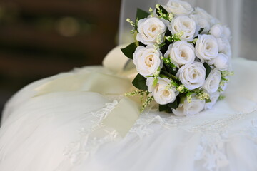 結婚式の当日に着る花嫁の衣装