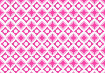 Rhombus geometric seamless patterns with white shapes