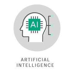 AI data analysis icon, Machine learning data symbol,
Big data and AI icon, Data-driven AI symbol, AI algorithms and data icon. AI data processing symbol.