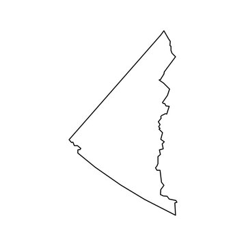 recommend clip art: Yukon Territory map, province of Canada. Vector illustration.
