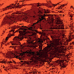 Orange grunge texture. Scratched surface background
