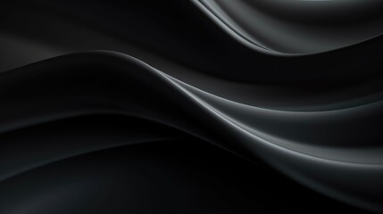 Obraz premium Abstract black premium background, ai