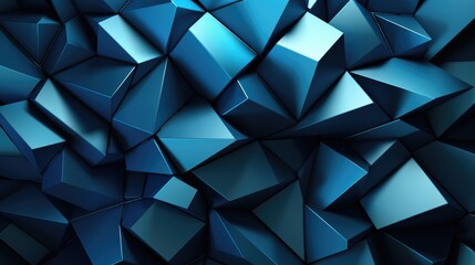 Abstract blue premium background, ai