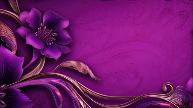 Abstract purple premium background, ai
