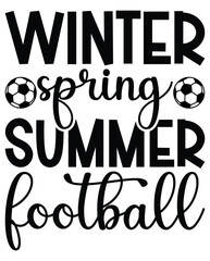 Winter Spring Summer Football eps