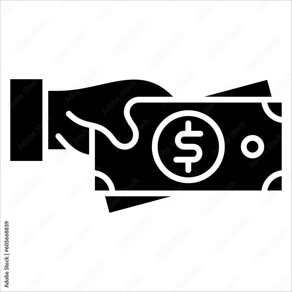 Poster solid vector icon for shopping which can be used various design projects.