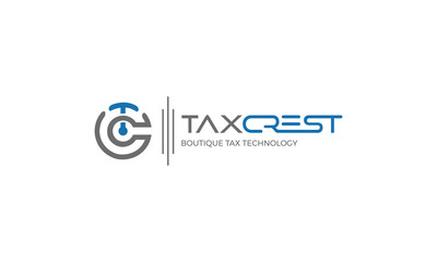 simple and minimal tax logo design