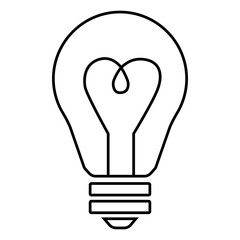 Bulb icon vector. Light illustration sign. Electricity symbol or logo.