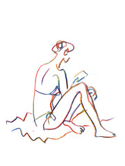 Beach vacation tan sand sea love story