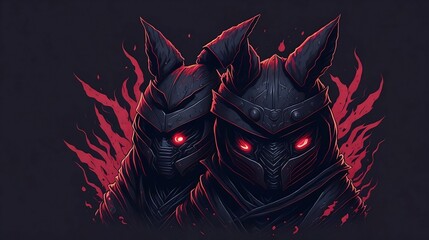 red and black background