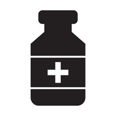 medicine container icon vector