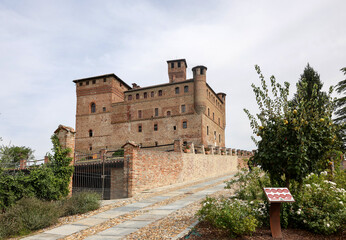 Fototapeta na wymiar The Castle of Grinzane Cavour, Langhe region, Piedmont, Italy