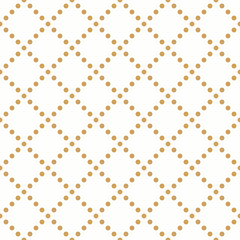 Seamless pattern with gold dots rhombus repeat dotted line pattern design for decoration,wrap,cover,card , png with transparent background.
