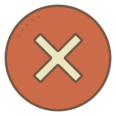 cancel sign illustration