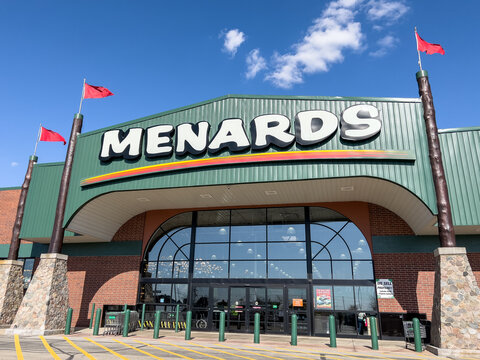 CREST HILL, IL, USA - MAY 3, 2023: Menards is a home improvement store chain with over 300 stores located in the Midwest of the United States.