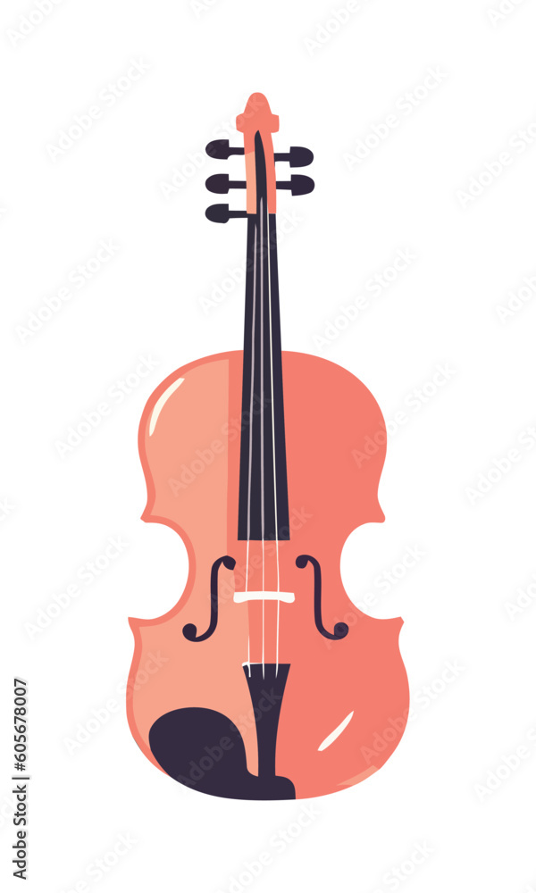 Poster classical violin string instruments in harmony