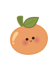 illustration of an orange