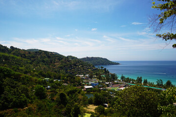 Beautiful sea view point of  phuket,Thailand.
