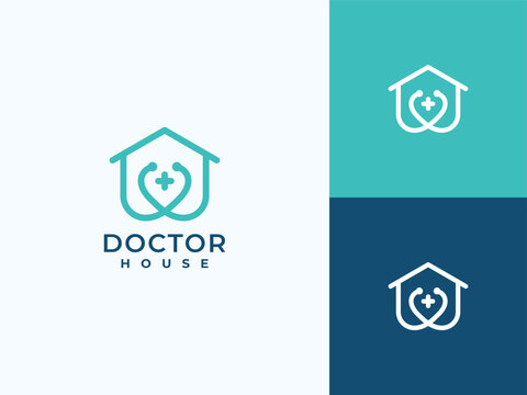 creative Health care medical home logo