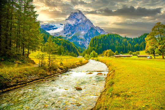 Berner Oberland Highlands in Switzerland