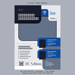 Business Conference  or Event Flyer Vector Design Template