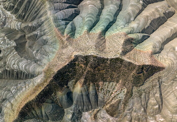 Aerial view of Ankara, Nallıhan Bird Paradise.