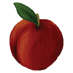 Red Fruit Clip art Element Transparent Background