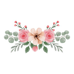 Flower Clip art Element Transparent Background