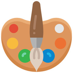 art flat icon