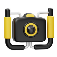 Diving Camera Diving Equipment 3D Icon