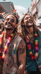 Embracing Love: LGBTQ+ Couple - Love is Love, LGBTQ+ couple, Love, Connection, Authenticity, Gay, Tender moments, Affection, Inclusivity, Relationship, Diversity, Acceptance, Support, Pride