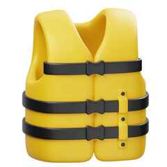 Life Vest Diving Equipment 3D Icon