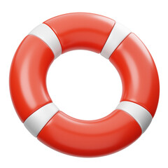 Lifebuoy Diving Equipment 3D Icon