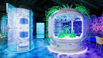 Unveil the possibilities of advanced biotechnology. Generated AI