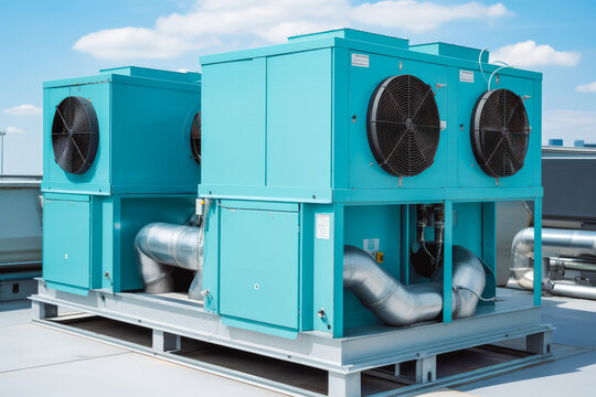 Heat recovery unit for mechanical ventilation system. Generative AI