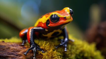 Fototapeta premium Close up shot of poison fog, Animal magazine