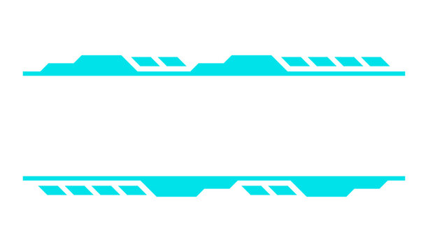 tech border split monogram