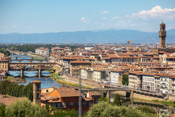 A view of the city of Florence, Italy