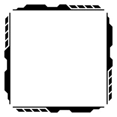 tech border square frame