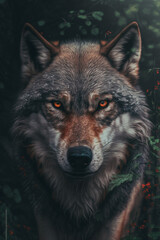 portrait of a wolf