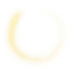 Fototapeta na wymiar Luxury Sparkles Shiny Gold Powder Glitter PNG Element shape