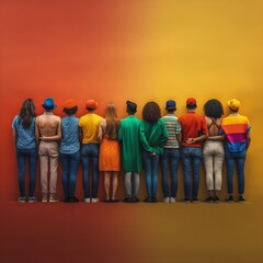 Obraz premium AI generated: Embracing Gender Equality - Recognizing Differences, Valuing Fairness and Inclusivity