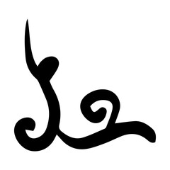 swirl art corner edge