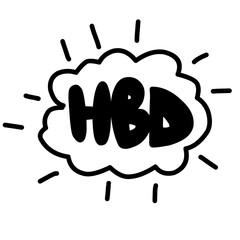 Birthday design elements