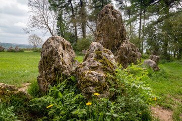 Rollright Stones, ancient stone circle Oxfordshire