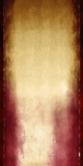 Grunge Background in the Style of Royal Crimson Red, Antique Gold and Ivory - Red Gold Royal Grunge Backdrop - Grunge Wallpaper created with Generative AI Technology