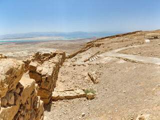 Masada Eastern observation point in Israel