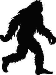 Bigfoot Sasquatch SVG Cut File for Cricut and Silhouette, EPS Vector, PNG , JPEG , Zip Folder - obrazy, fototapety, plakaty