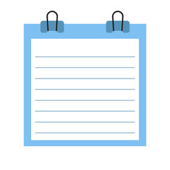 square paper sticky note