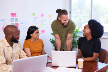 Team lead, manager, product owner - leads meeting, creative coding scrum team